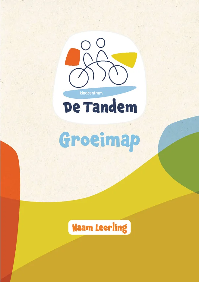 Voorbeeldpagina 1 uit Groeimap SO voorbeeld van SBO De Tandem