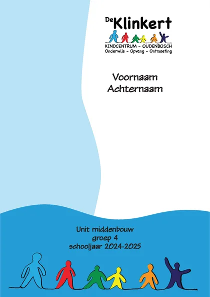Voorbeeldpagina 1 uit Ontwikkelingsrapportage voorbeeld van Rooms katholieke Basisschool De Klinkert