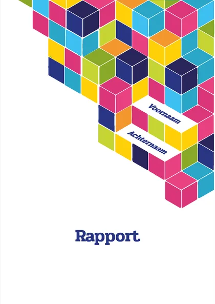 Voorbeeldpagina 1 uit SBO kleuterrapport voorbeeld van School voor Speciaal Basisonderwijs De Bouwsteen