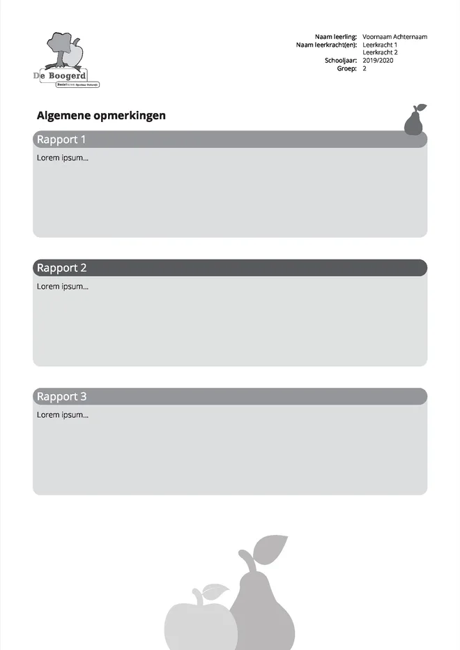 Voorbeeldpagina 4 uit zwart-wit OB rapport voorbeeld van De Boogerd