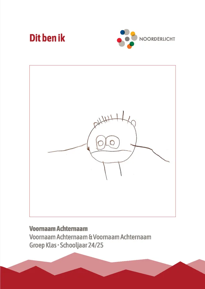 Voorbeeldpagina 2 uit groeirapport SO voorbeeld van School voor Speciaal Basisonderwijs Noorderlicht