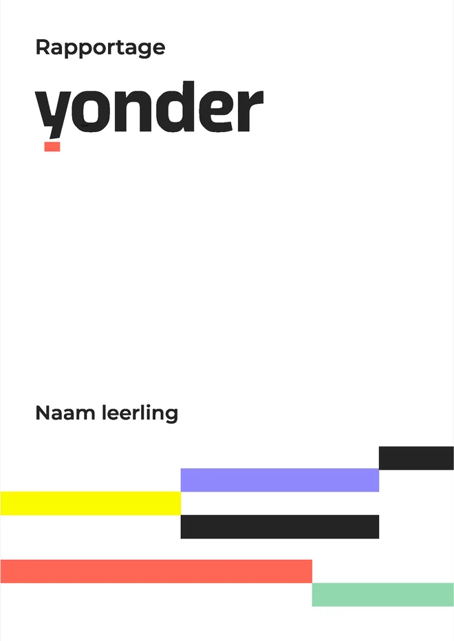 Voorbeeldpagina 1 uit ISK rapportage voorbeeld van Yonder ISK