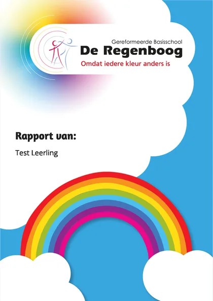 Voorbeeldpagina 1 uit klikzinnenrapport eigen leerlijn voorbeeld van Streekschool De Regenboog Gereformeerd Basisonderwijs